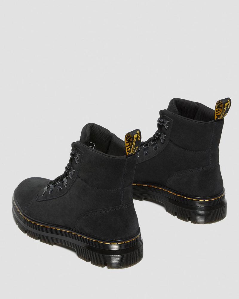 Botas Casuales Dr Martens Combs Women Gamuza Mujer Negros | MX 681ILH